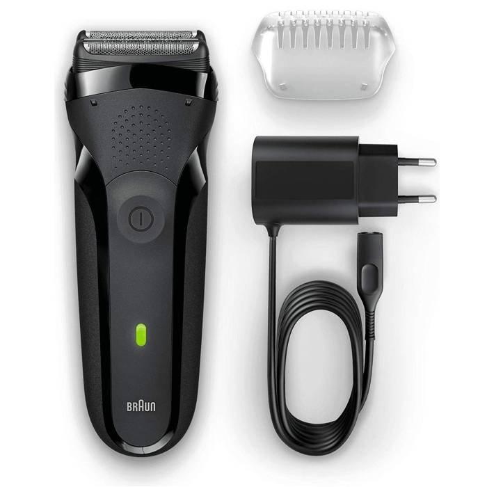 Braun 300s Series 3 Rechargeable Electric Razor Shaver for Men Black