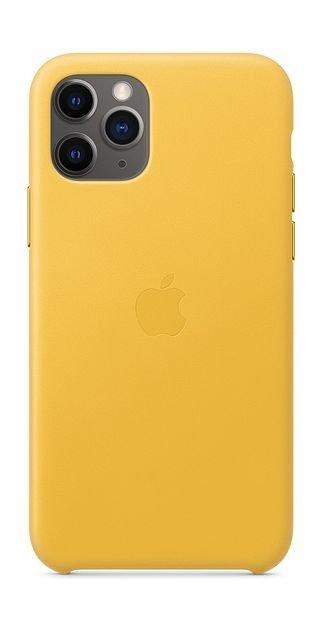 Apple iPhone 11 Pro Leather Case Meyer Lemon Price in Kuwait Xcite