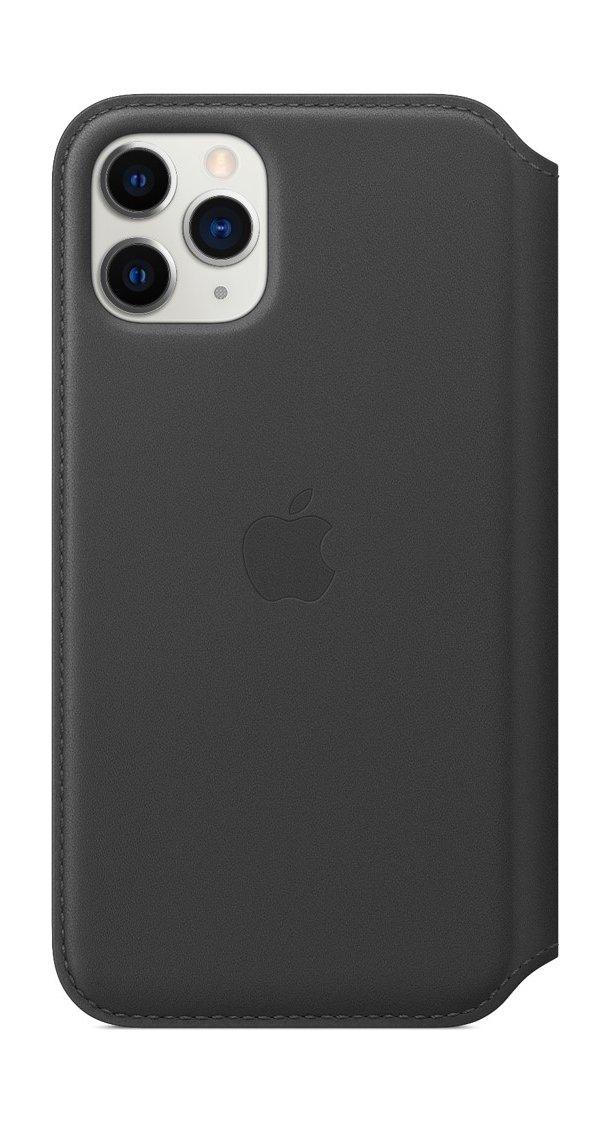 Apple iPhone 11 Pro Max Leather Folio Case Black Price in Kuwait Xcite