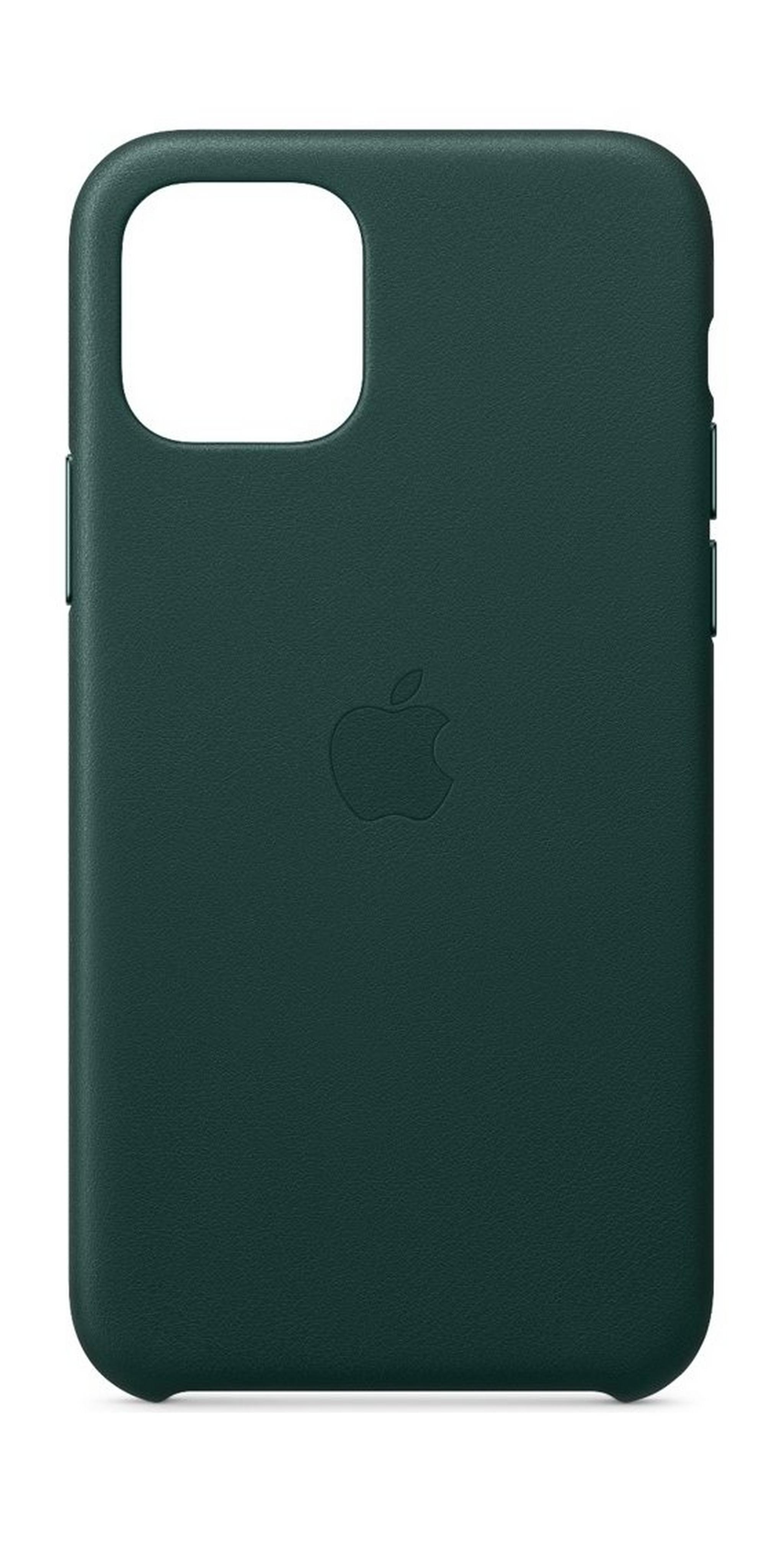 Apple iPhone 11 Pro Max Leather Case - Forest Green