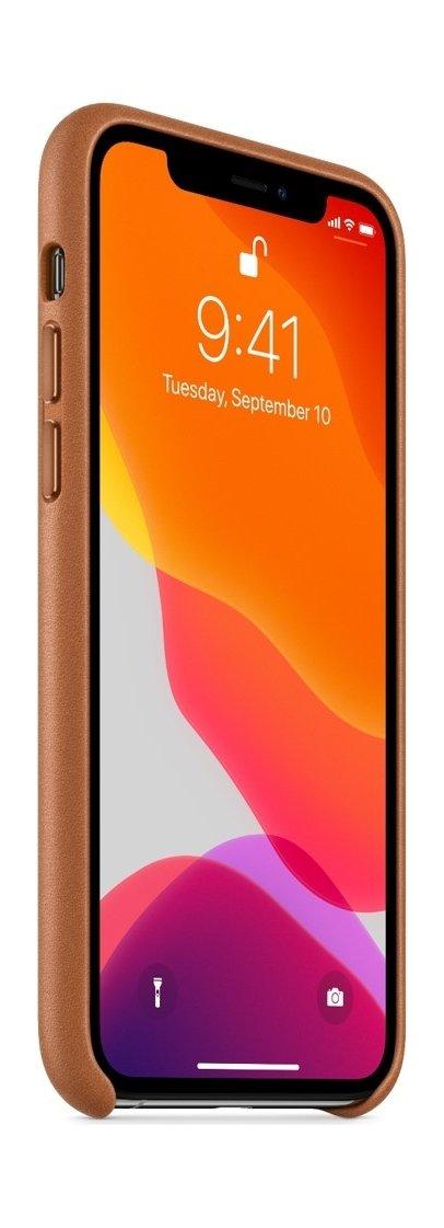 Apple iPhone 11 Pro Max Leather Case - Saddle Brown