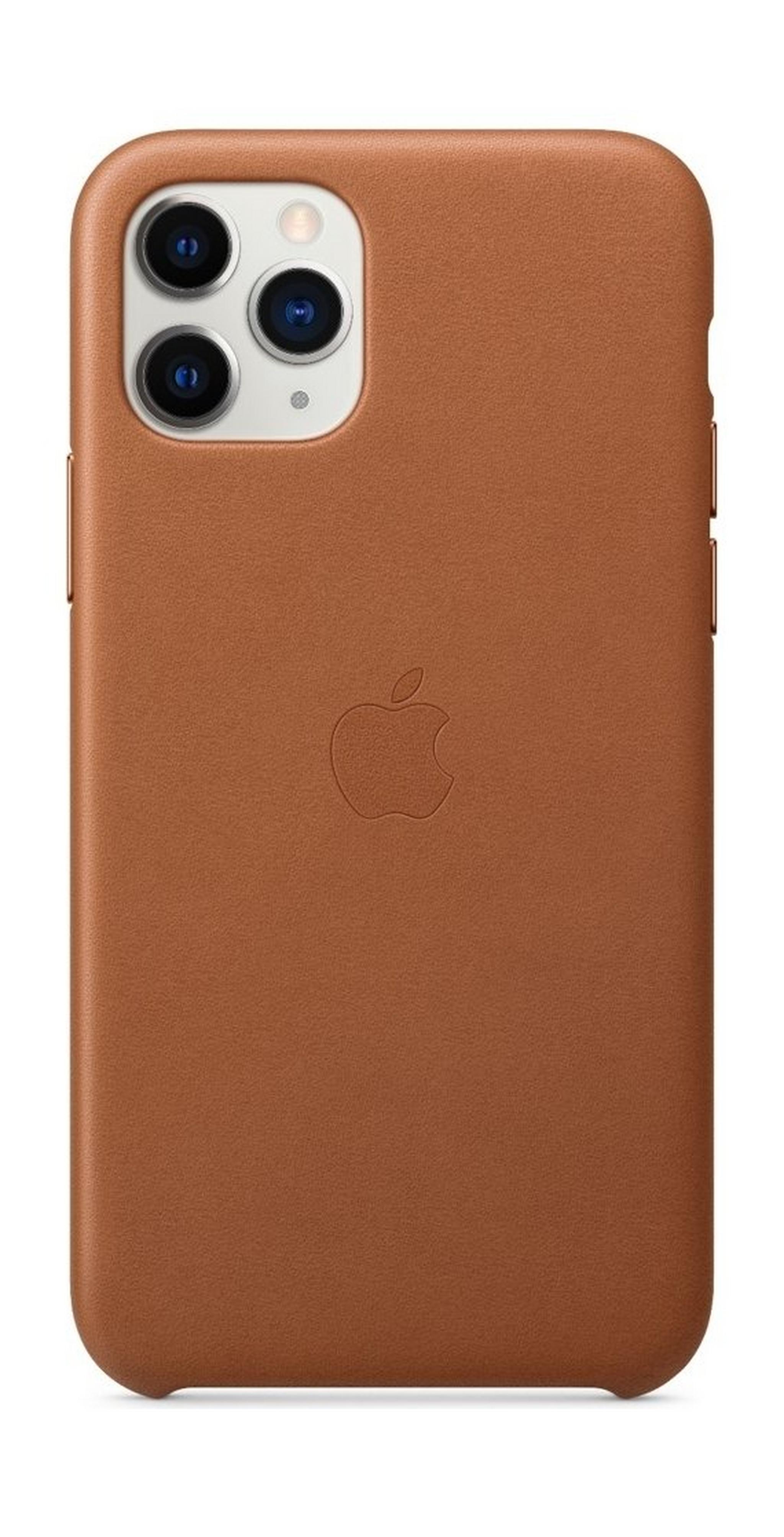 Apple iPhone 11 Pro Max Leather Case - Saddle Brown