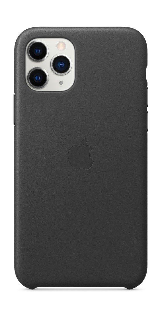 Apple iPhone 11 Pro Max Leather Case - Black