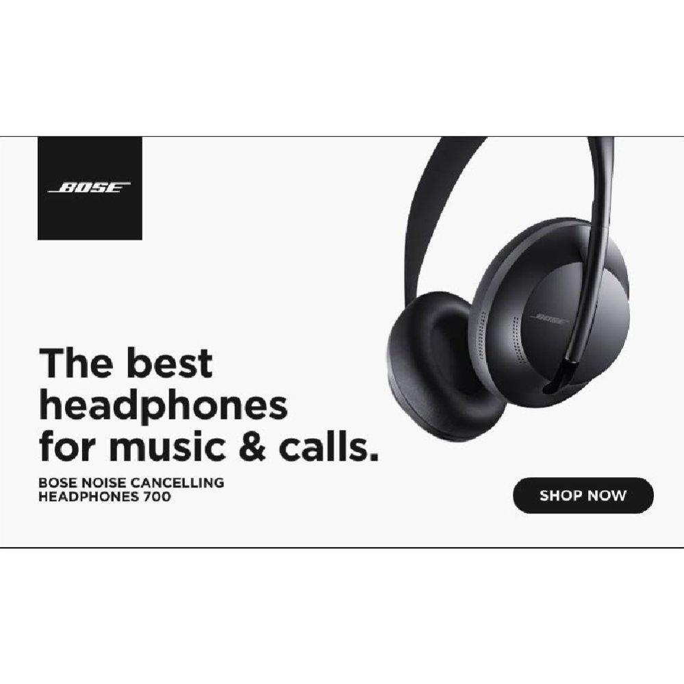 Bose 700 Noise-Canceling Bluetooth Headphones - Black