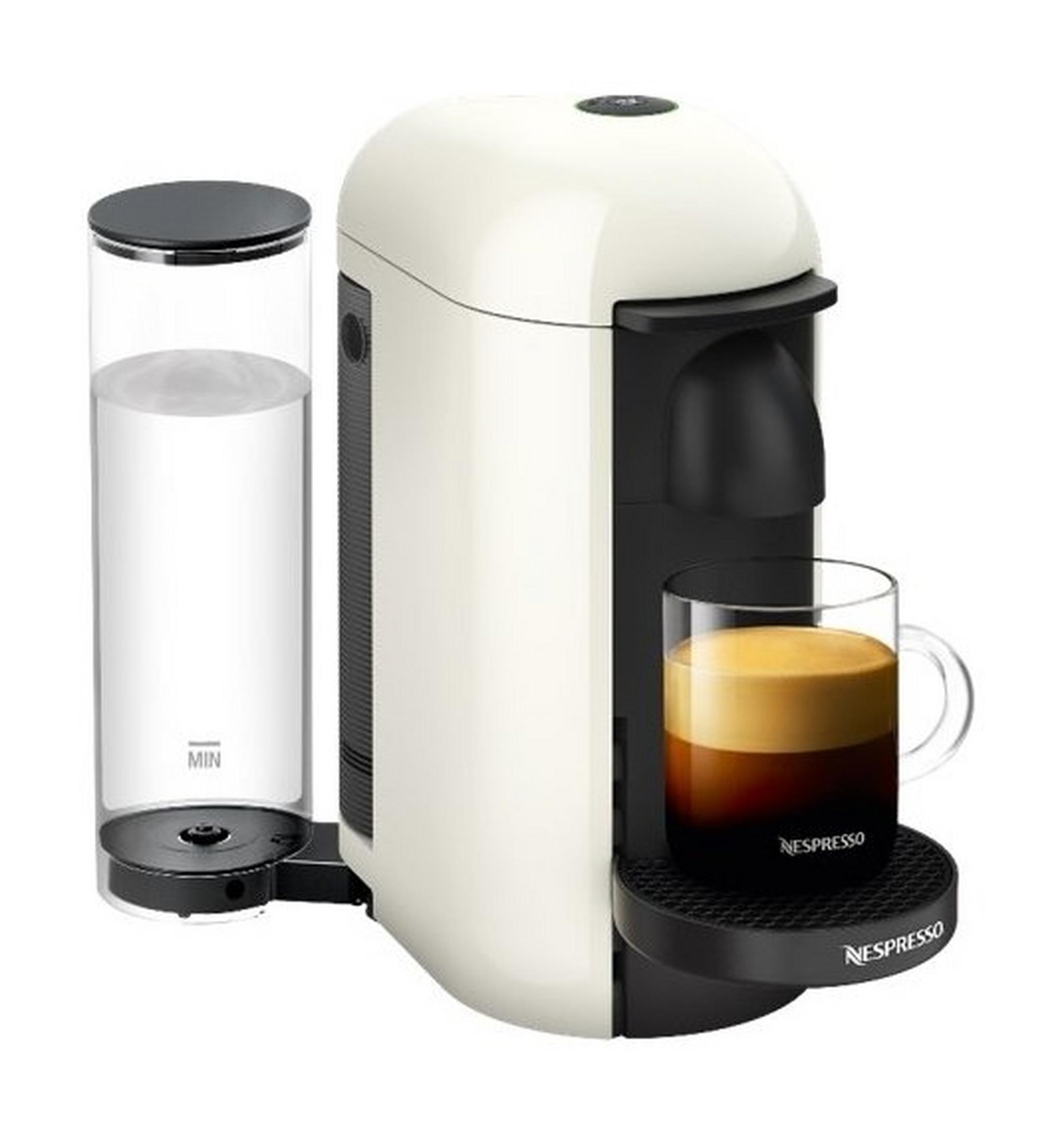 ماكينة صنع القهوة والإسبريسو فيرتو لاين مع خافق الحليب ايروتشينو بلس من من نسبريسو، قدرة 1300 وات، سعة 1.1 لتر، VLB-GCB2-GB-WH-NE1 NE – أبيض