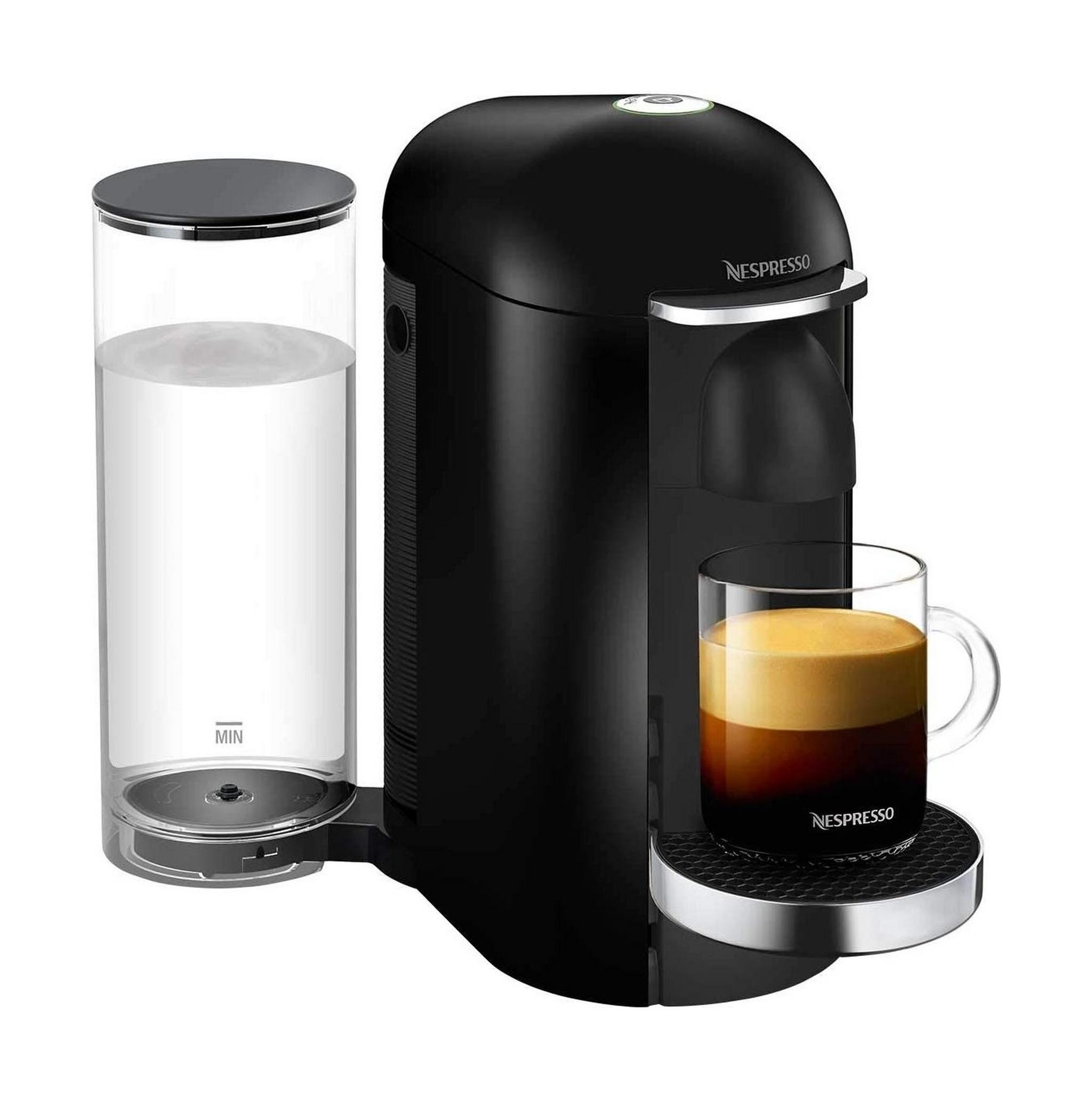 Nespresso Vertuoplus Espresso Machine, 1300W, 1.7 L, GCB2-GB-BK-NE1 - Black
