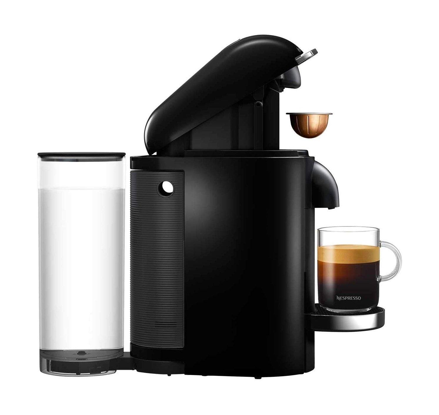 Nespresso Vertuoplus Espresso Machine, 1300W, 1.7 L, GCB2-GB-BK-NE1 - Black