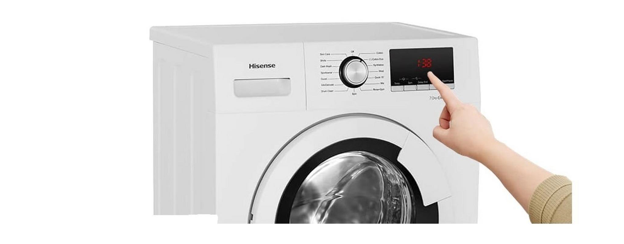 Hisense 7KG Front Load Washing Machine (WFHV7012) - White