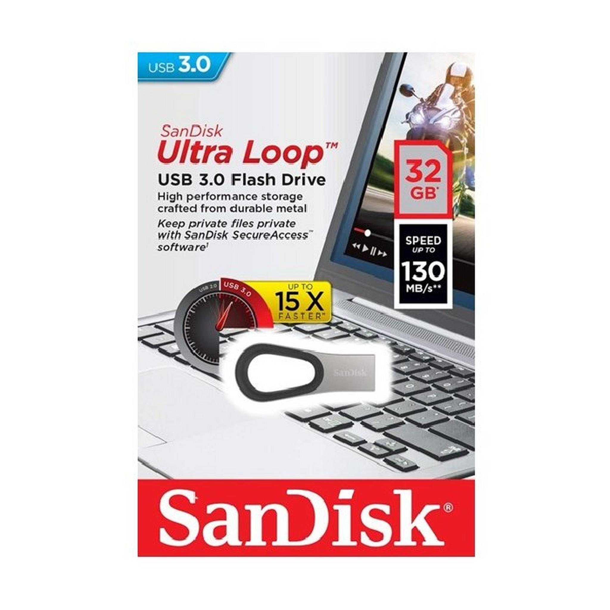 SanDisk 32GB Ultra Loop USB 3.0 Flash Drive - (SDCZ93)