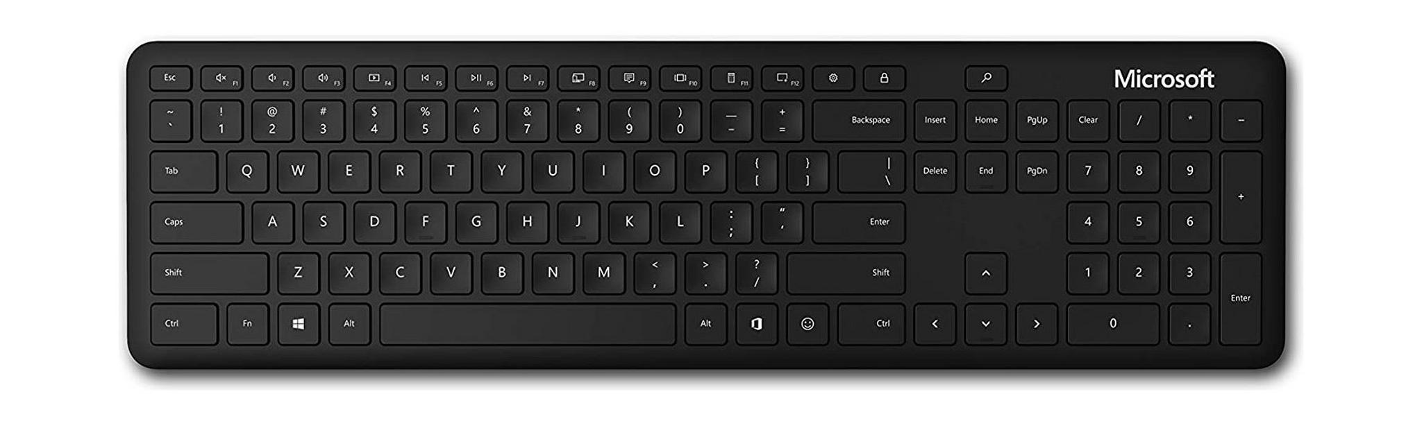لوحة مفاتيح مايكروسوفت بتقنية البلوتوث(QSZ-00016) – أسود