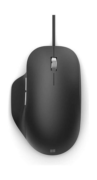 Buy Microsoft ergonomic wired mouse (rjg-00010) - black in Saudi Arabia