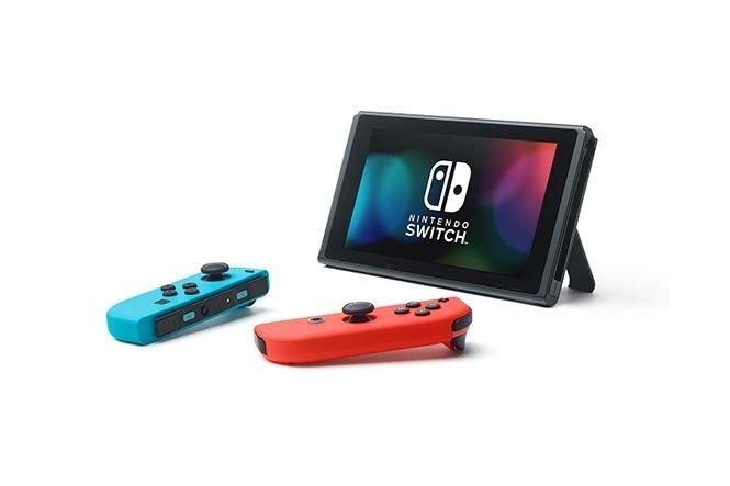 Nintendo Switch Console Neon Extended Battery + 2 Games Price in Kuwait