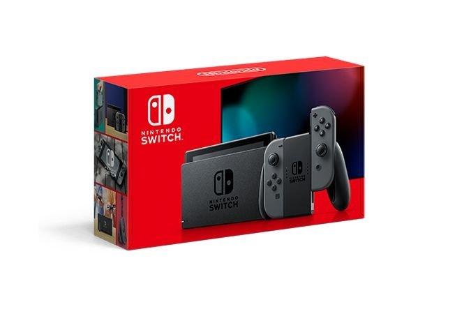 Nintendo Switch Console Grey Extended Battery + 2 Games Price in Kuwait