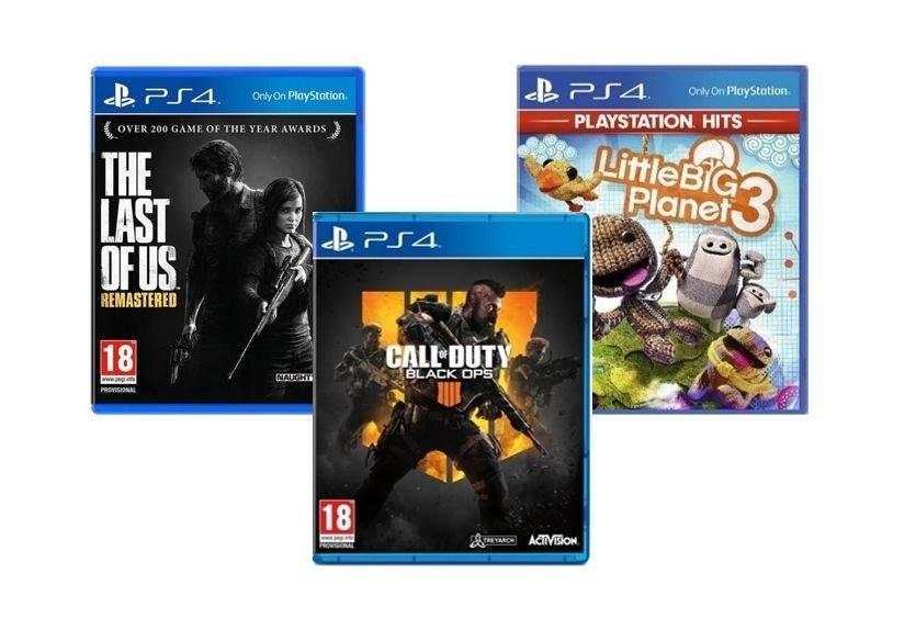 Call of Duty: Black Ops 4 + Little Big Planet 3 + The Last of Us (Remastered)