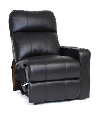 اشتري كرسي  جلد مرفق تحكم صوت و 1 ذراع تحكم قابل للتعديل (xl700-5201) من كستوم – أسود في الكويت