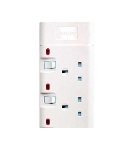 Philips 2-Sockets Power Extension 3M (SPN1621WB/56) - White