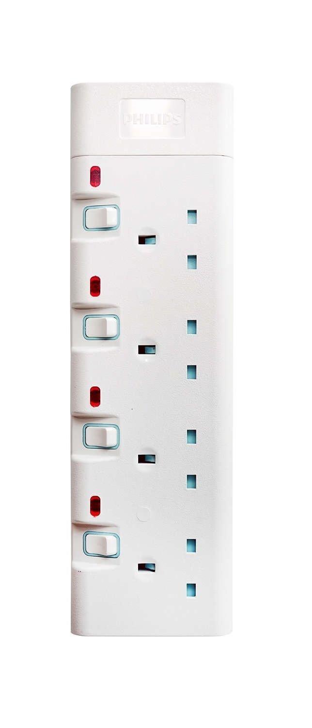 Philips 4-Sockets Power Extension 3M (SPN1942WB/56) - White