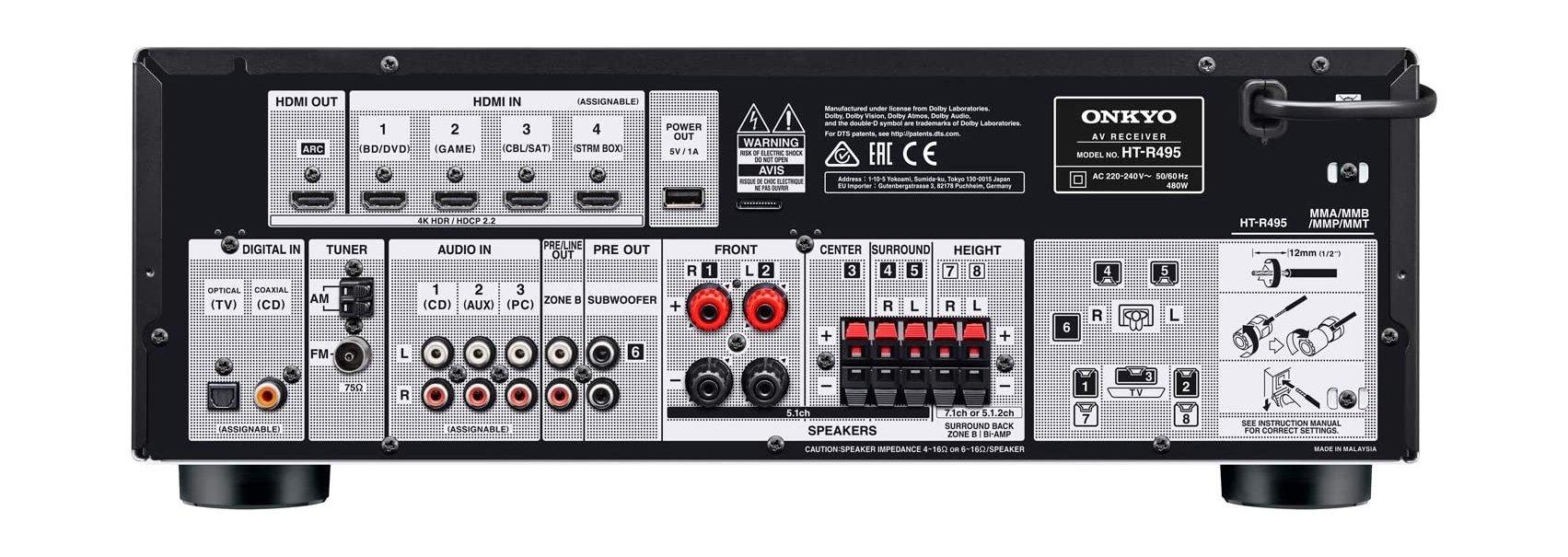 Onkyo HT-S5915 5.1.2 Channel Home Cinema System