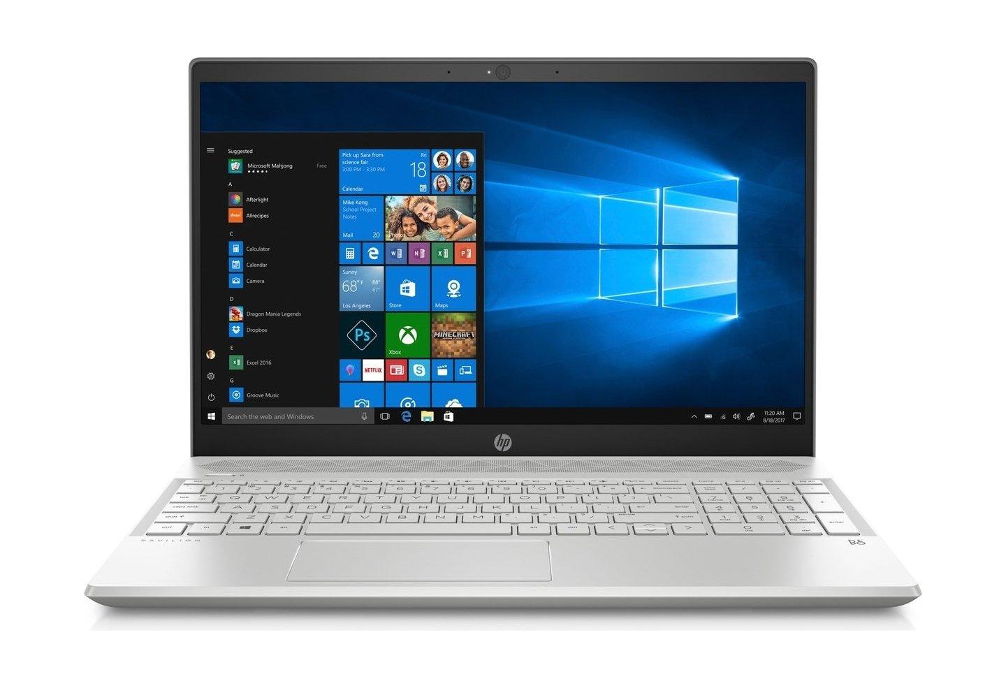 HP Pavilion Core i5 8GB RAM 1TB HDD + 128GB SSD 15.6-inch Laptop (8PS93EA) - Silver