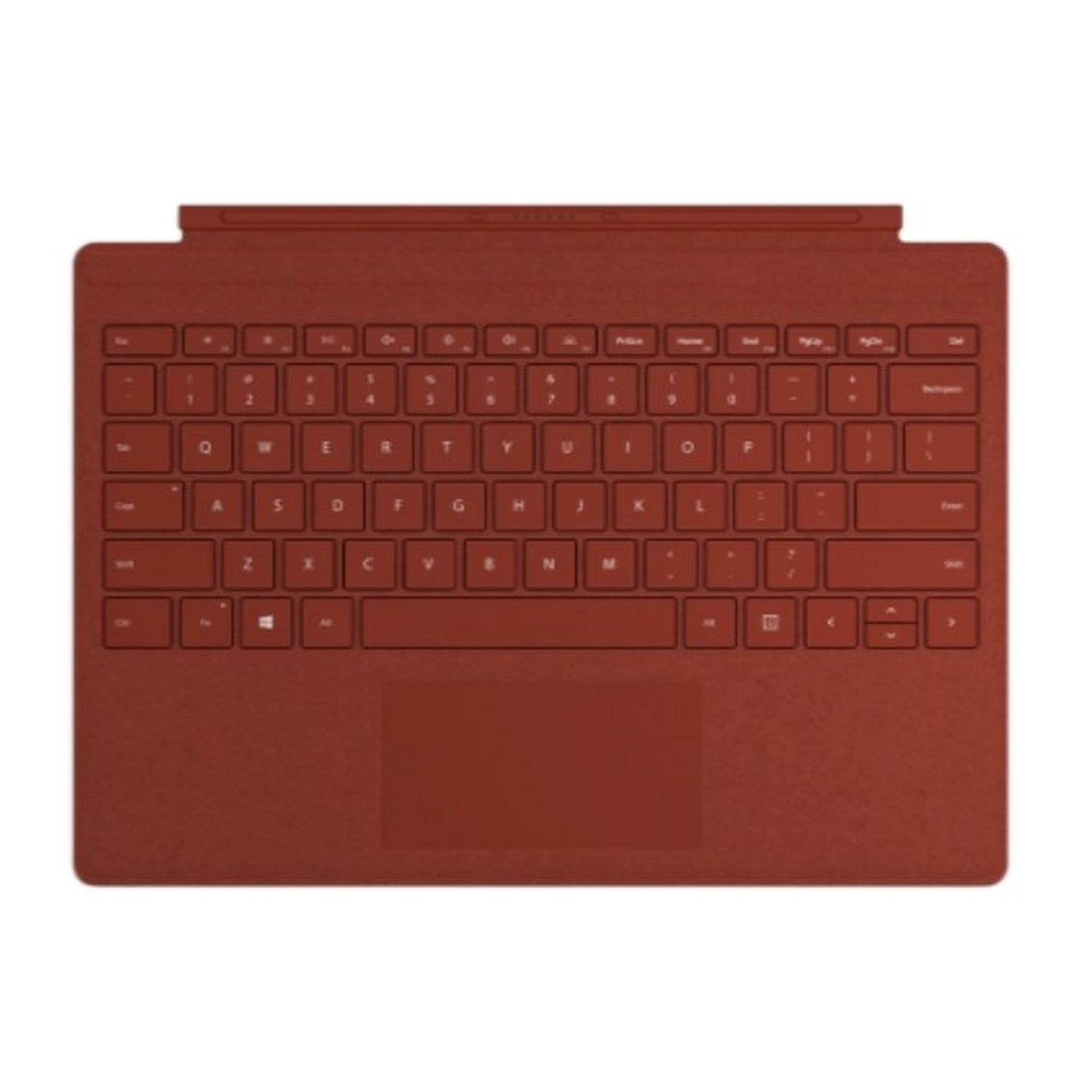 غطاء لوحة المفاتيح لجهاز ميكروسوفت سيرفس برو - أحمر