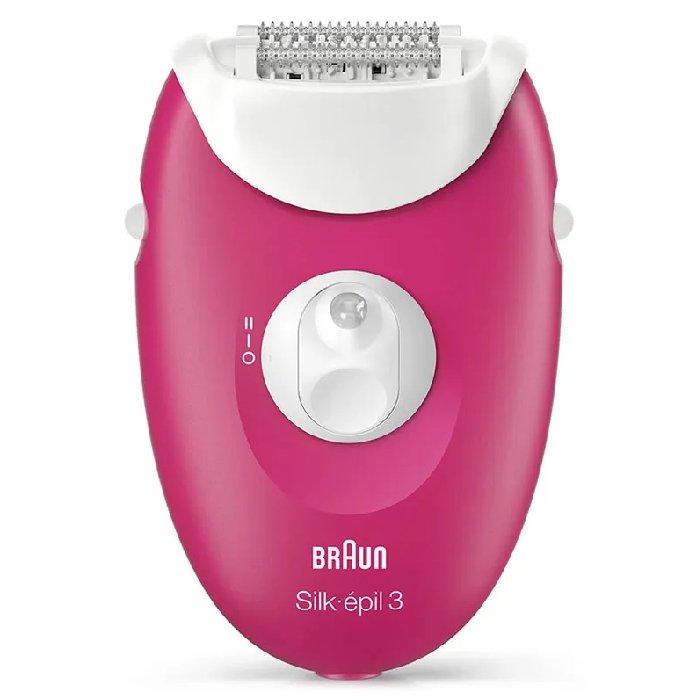 Braun silk epil epilator for legs and body (SE 3-273)- Pink