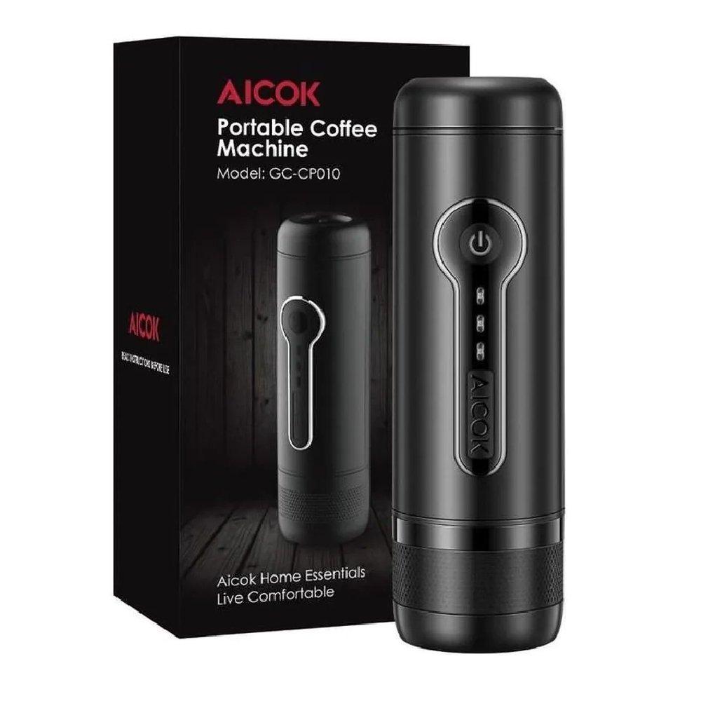 Aicok Portable Espresso Maker - Black