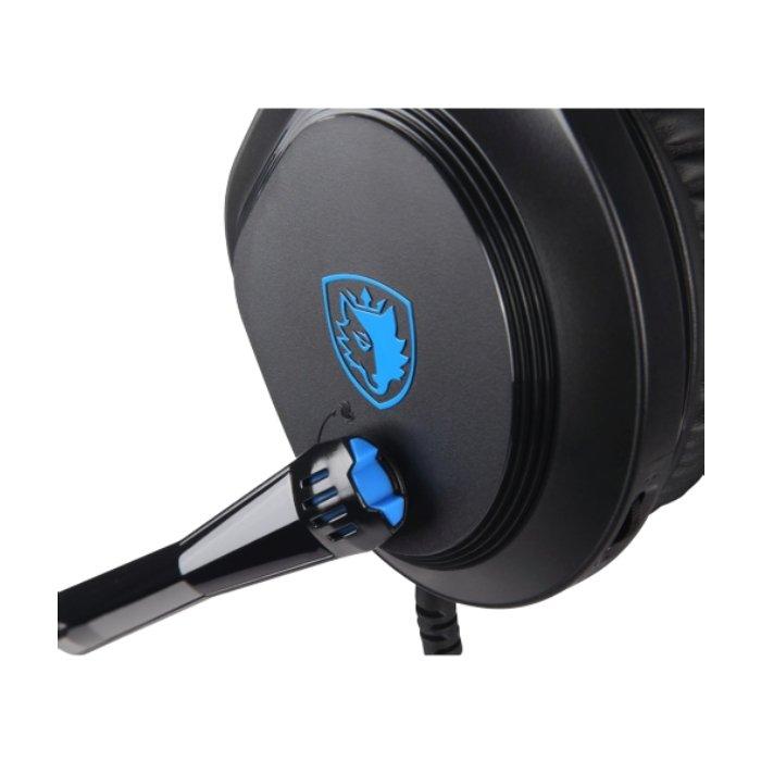 Sades C-Power Wired Gamind Headset - Black/Blue -SA-716