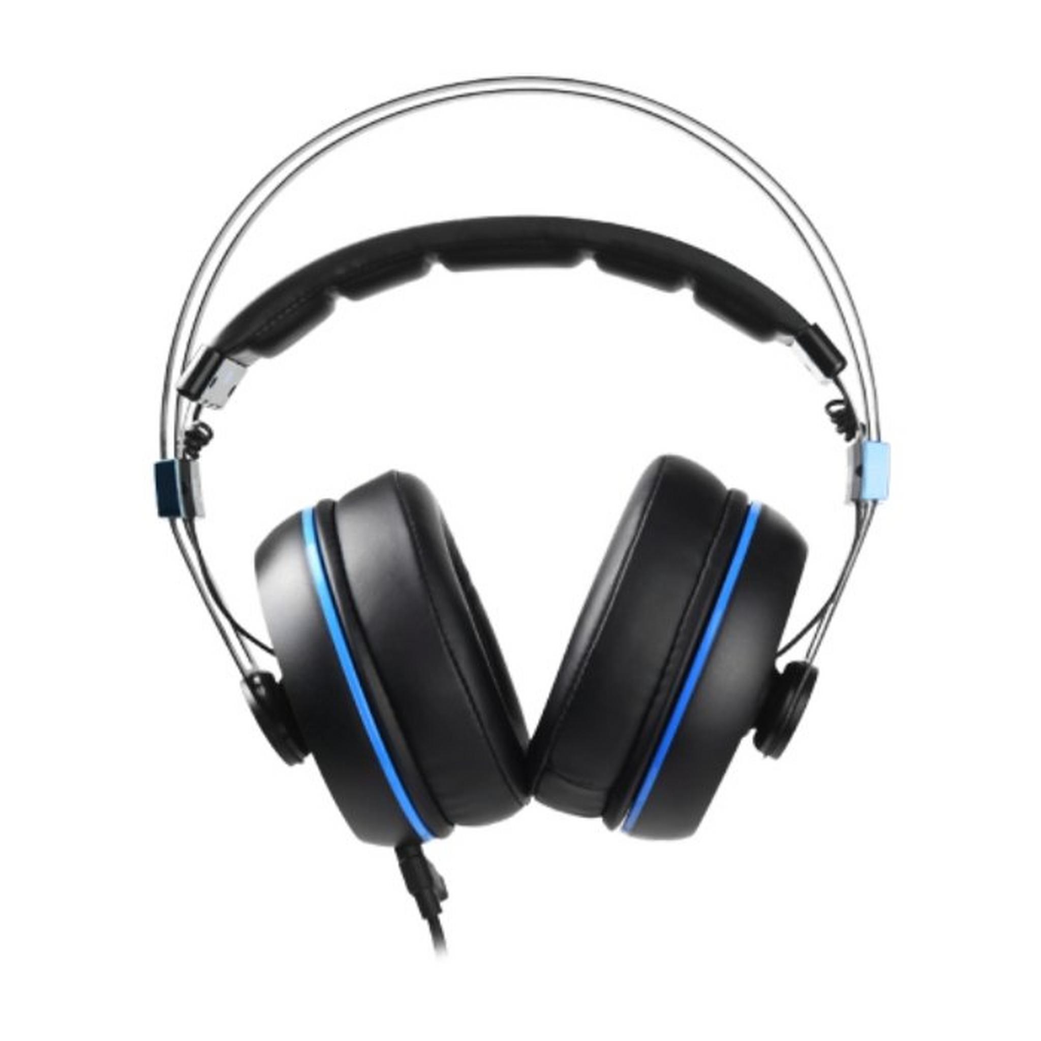 Sades Armor RGB Wired Gaming Headset - Black/Blue -SA-908