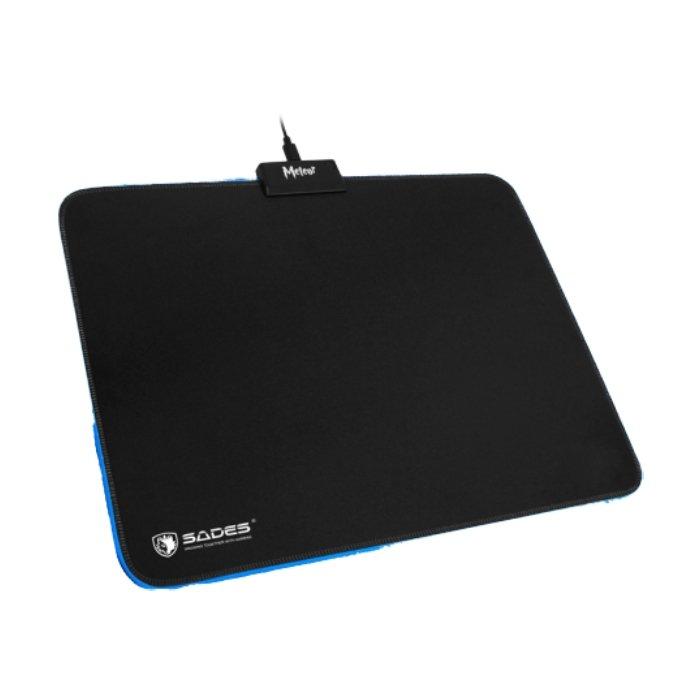 Sades Meteor RGB Gaming Mouse Pad - Black
