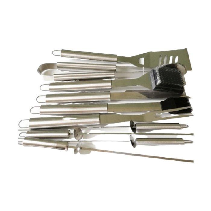 Orange BBQ Set 10 Pieces - Aluminum Box