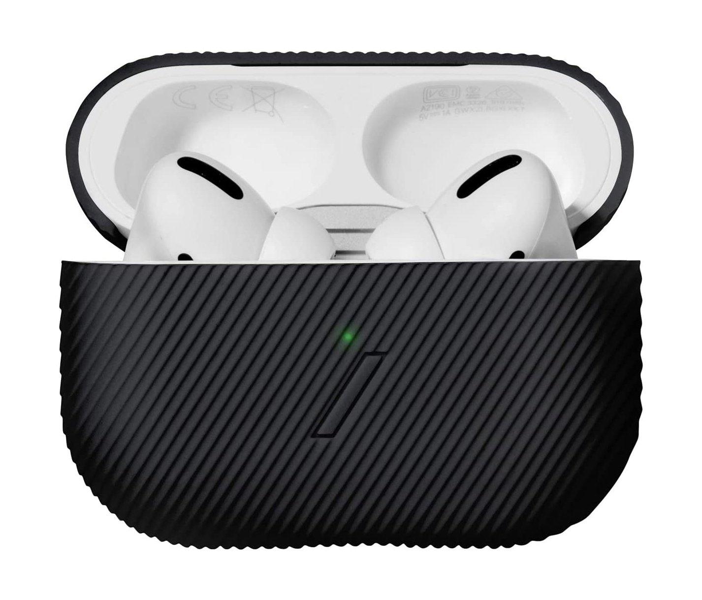 غطاء حماية لأبل ايربودز برو من آبرو نايتيف يونيون كيرف – أسود