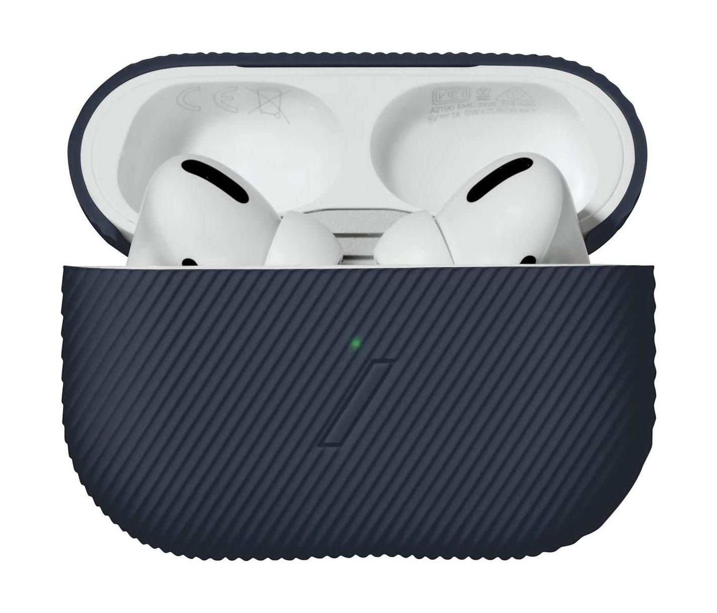 غطاء حماية لأبل ايربودز برو من آبرو نايتيف يونيون كيرف – أزرق غامق