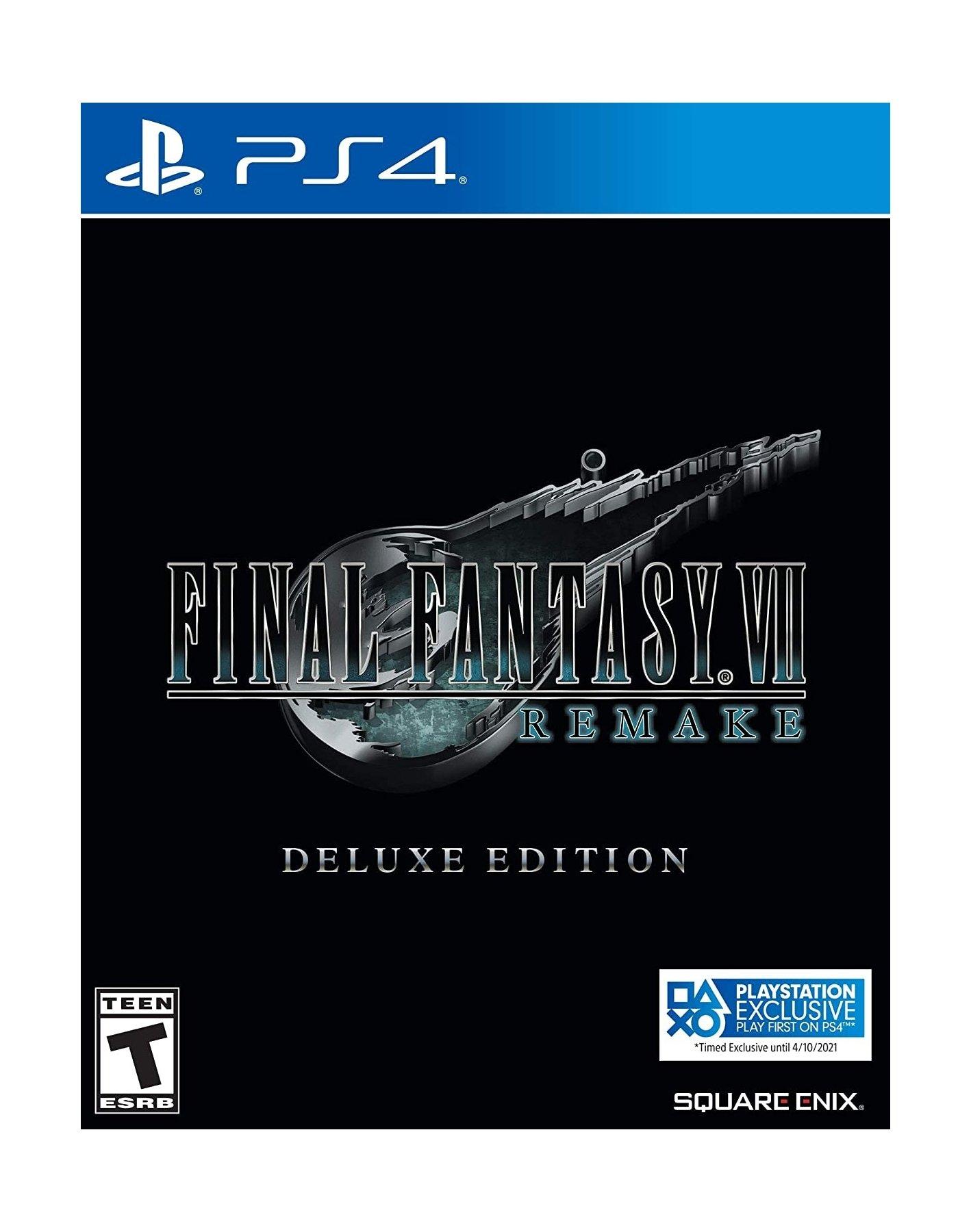 Final Fantasy VII Remake - PlayStation 4 Deluxe Edition