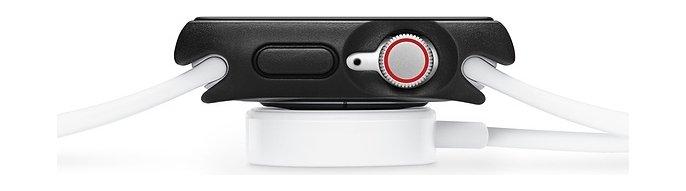 غطاء حماية لإطار ساعة أبل بحجم 44 ملم من أوتر بوكس - أسود