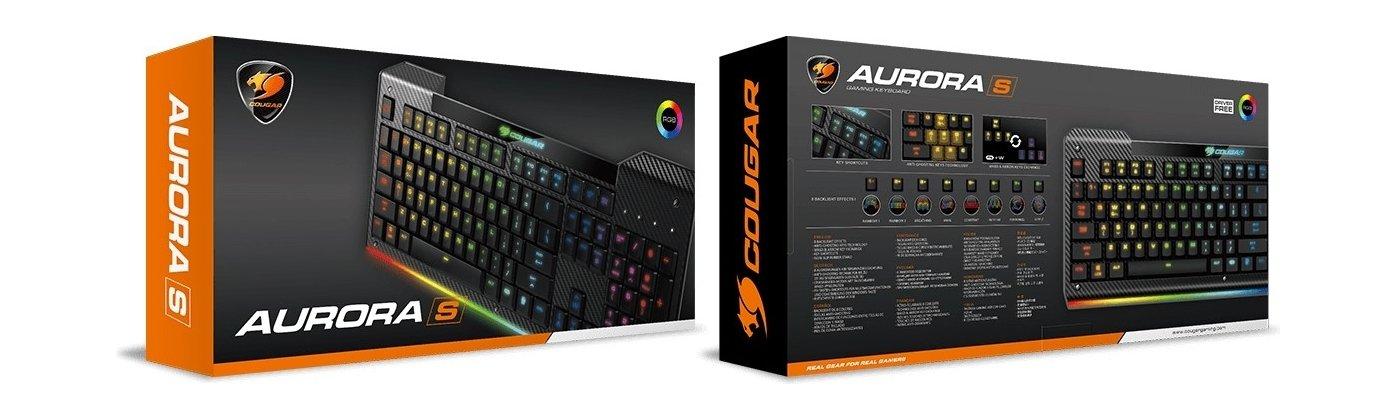 Cougar Aurora S RGB Wired Gaming Keyboard