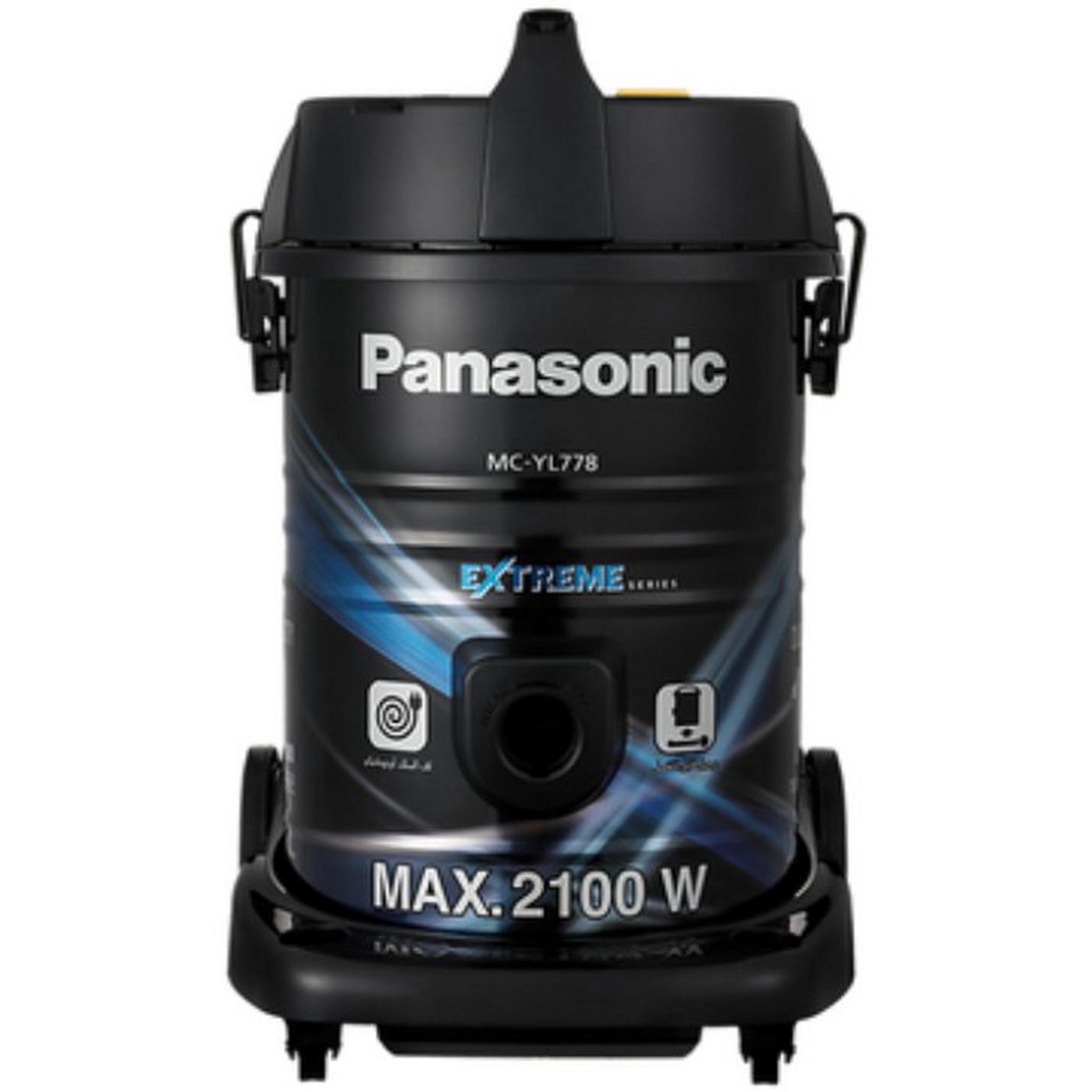 Panasonic Drum Vacuum Cleaner, 2100 W, 18 Liters, MC-YL778AQ47 - Black