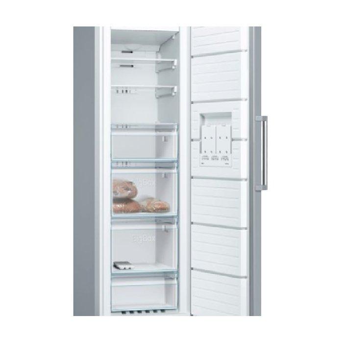فريزر عامودي من بوش، 9 قدم مكعب، 242 لتر، GSN36VL3PG -ستانلس ستيل