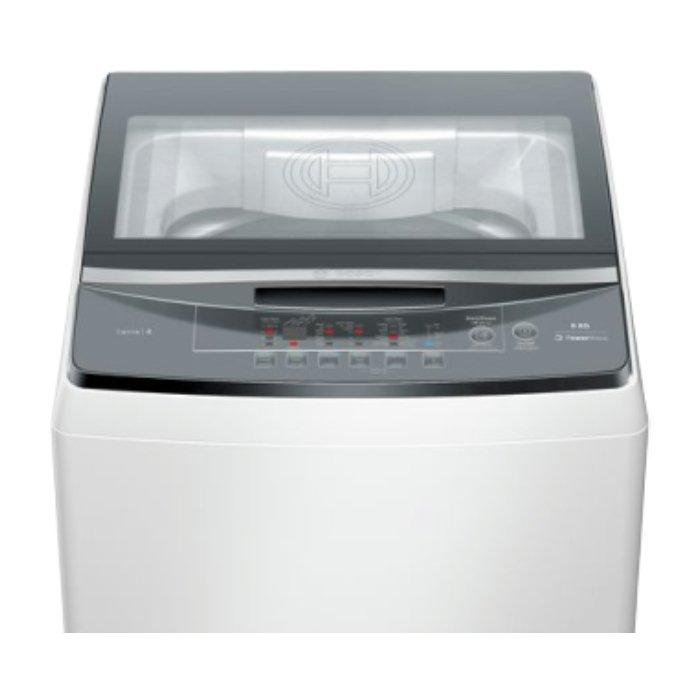 غسالة الملابس بوش تعبئة علوية بسعة ٨ كيلو (WOE801W0GC) - أبيض