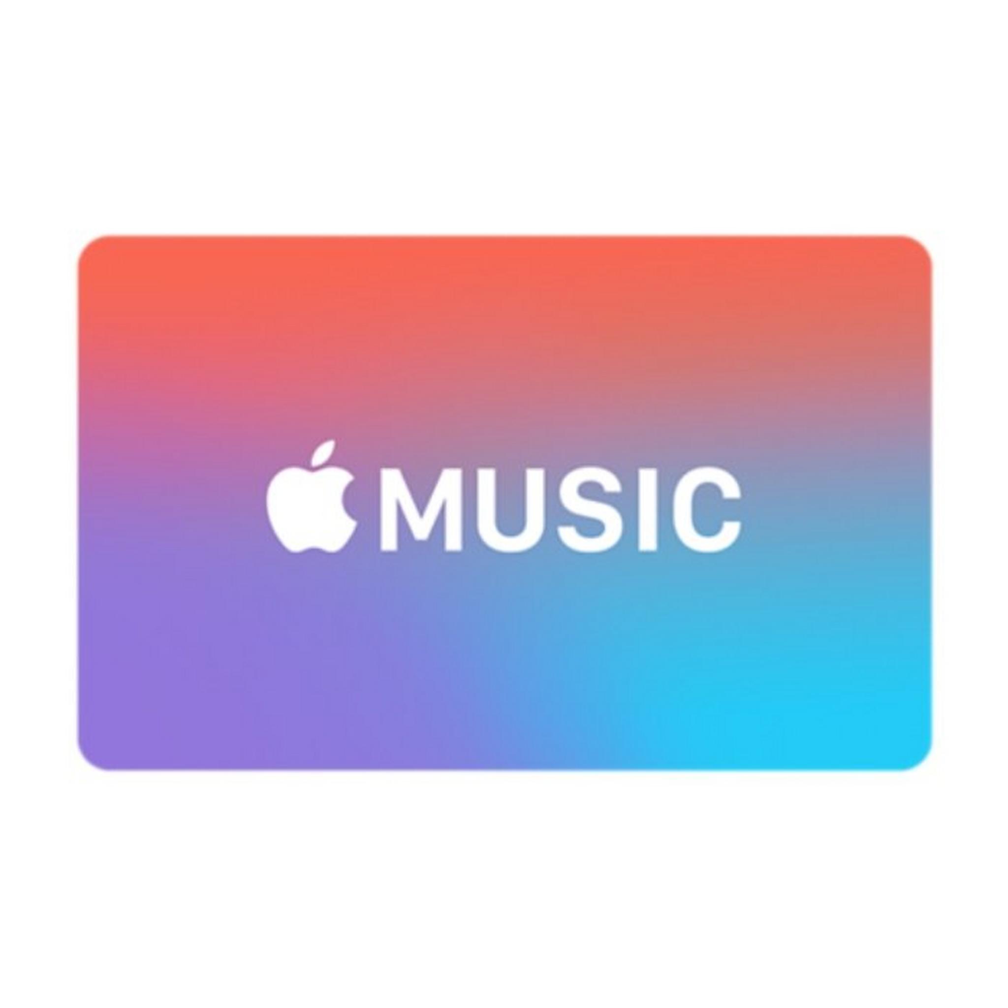 Apple Music 3 Month Membership Gift Card