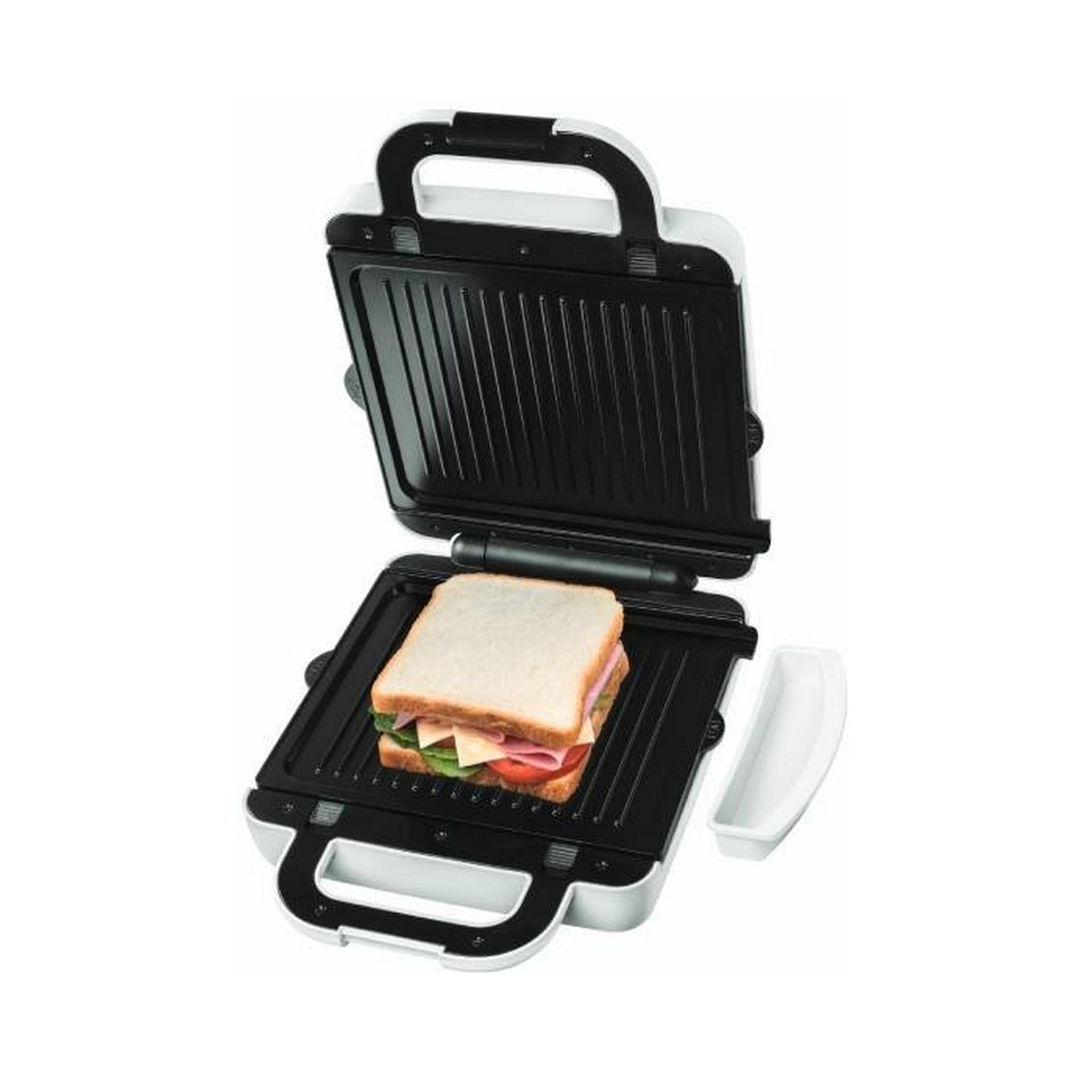 Kenwood Sandwich Maker 3 in 1, 1300Watts, SMP94.A0WH - White