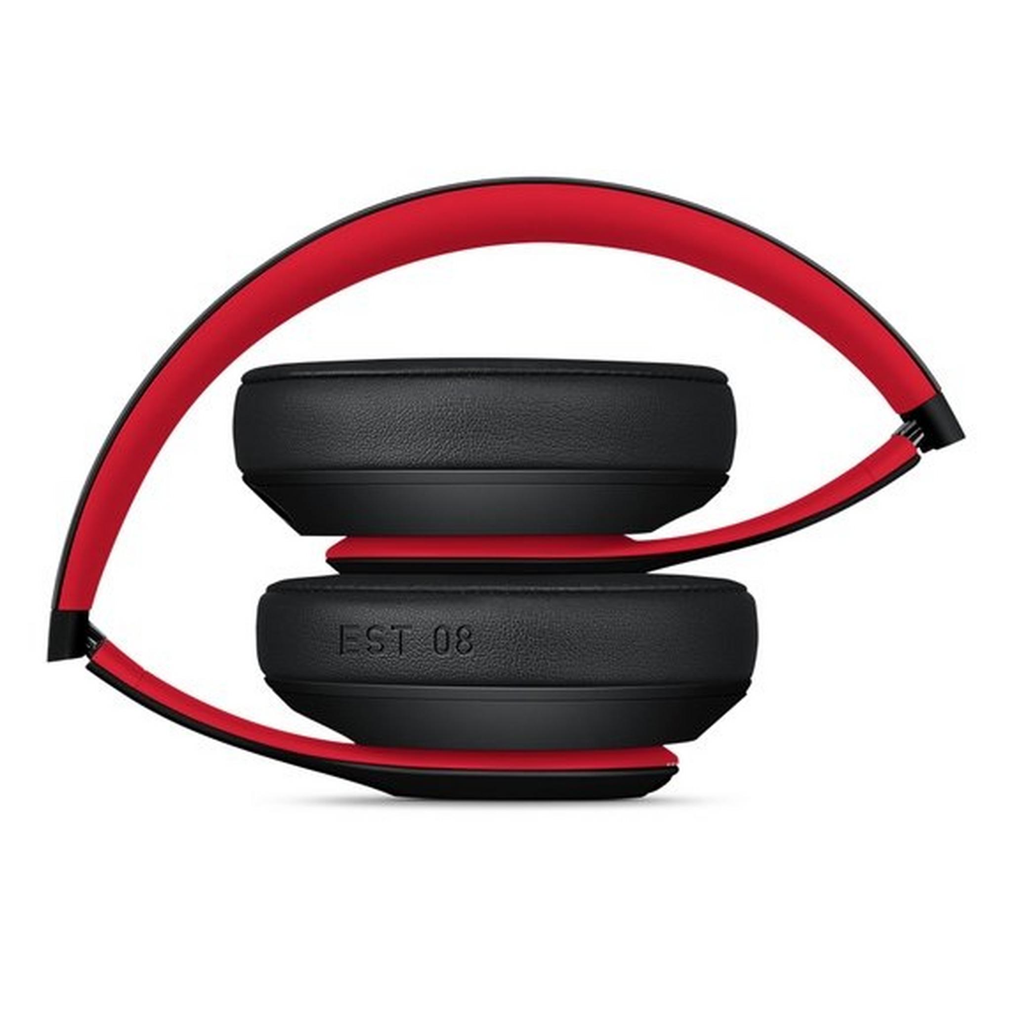 Beats Studio3 Wireless Over‑Ear Headphones - Black / Red