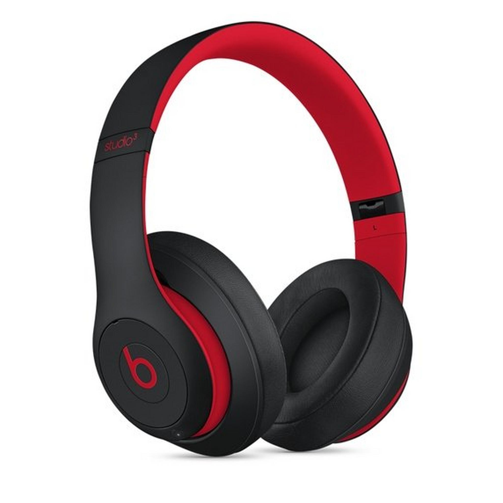 Beats Studio3 Wireless Over‑Ear Headphones - Black / Red