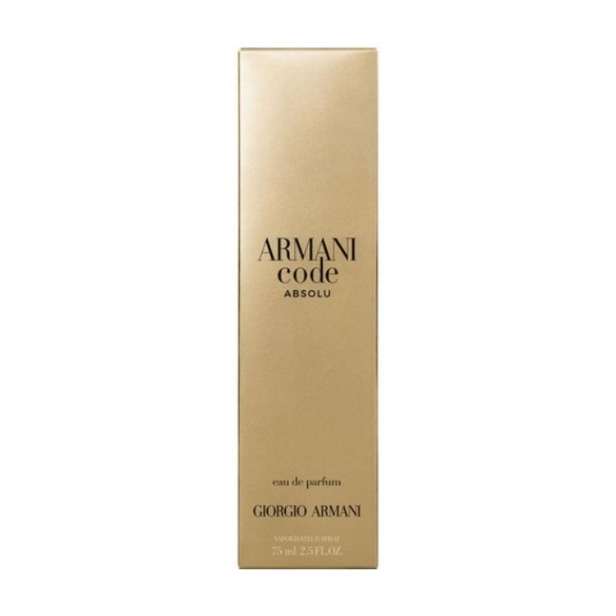 Armani Code Absolu by Giorgio Armani for Women Eau de Parfum 75ML.