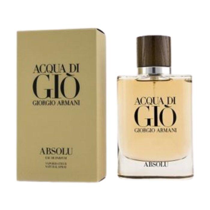 اشتري عطر اكوا دي جيو اماني ابسولو من جورجيو ارماني للرجال مركز بسعة 75 مل. في الكويت