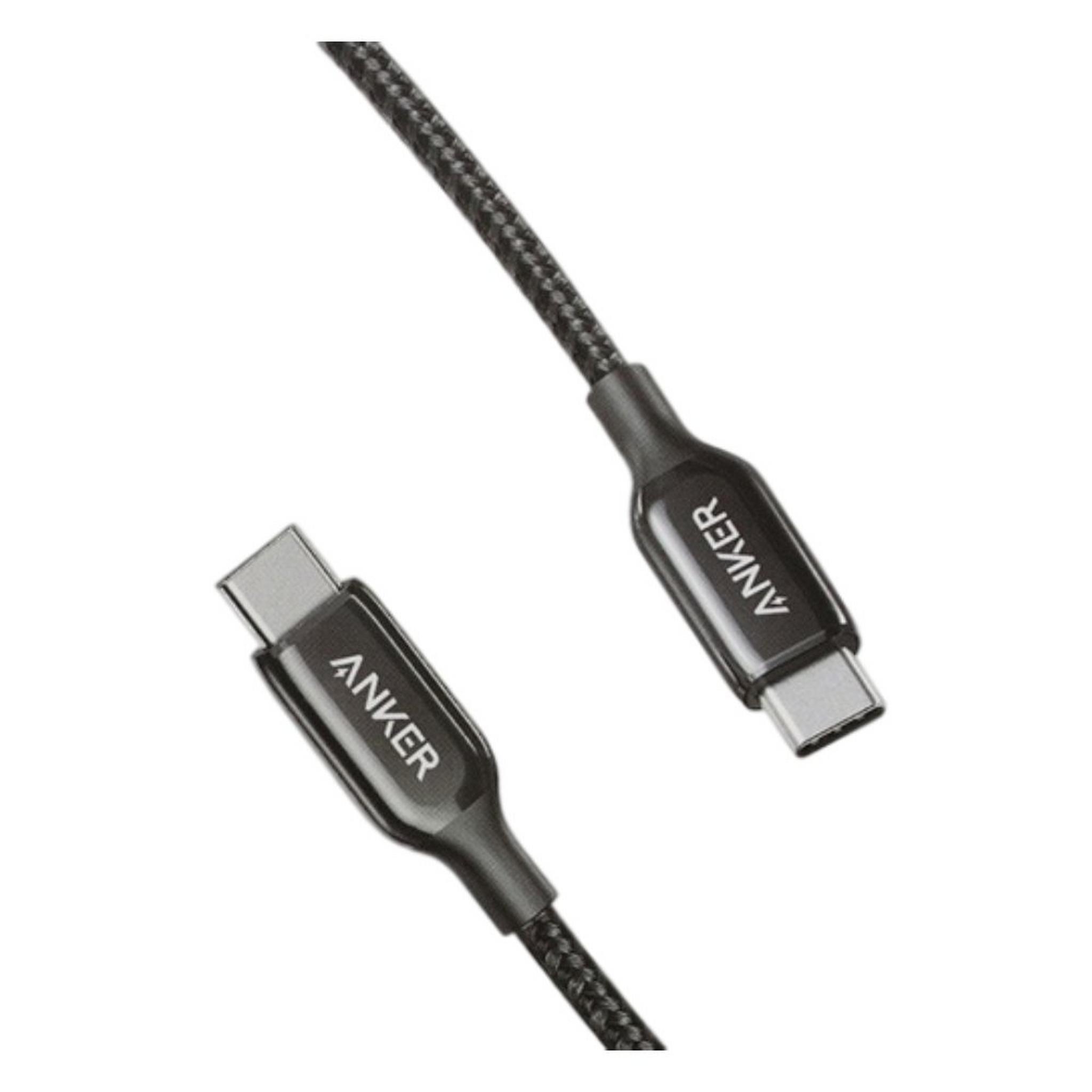 Anker Powerline USB-C to USB-C 3ft Cable - Black