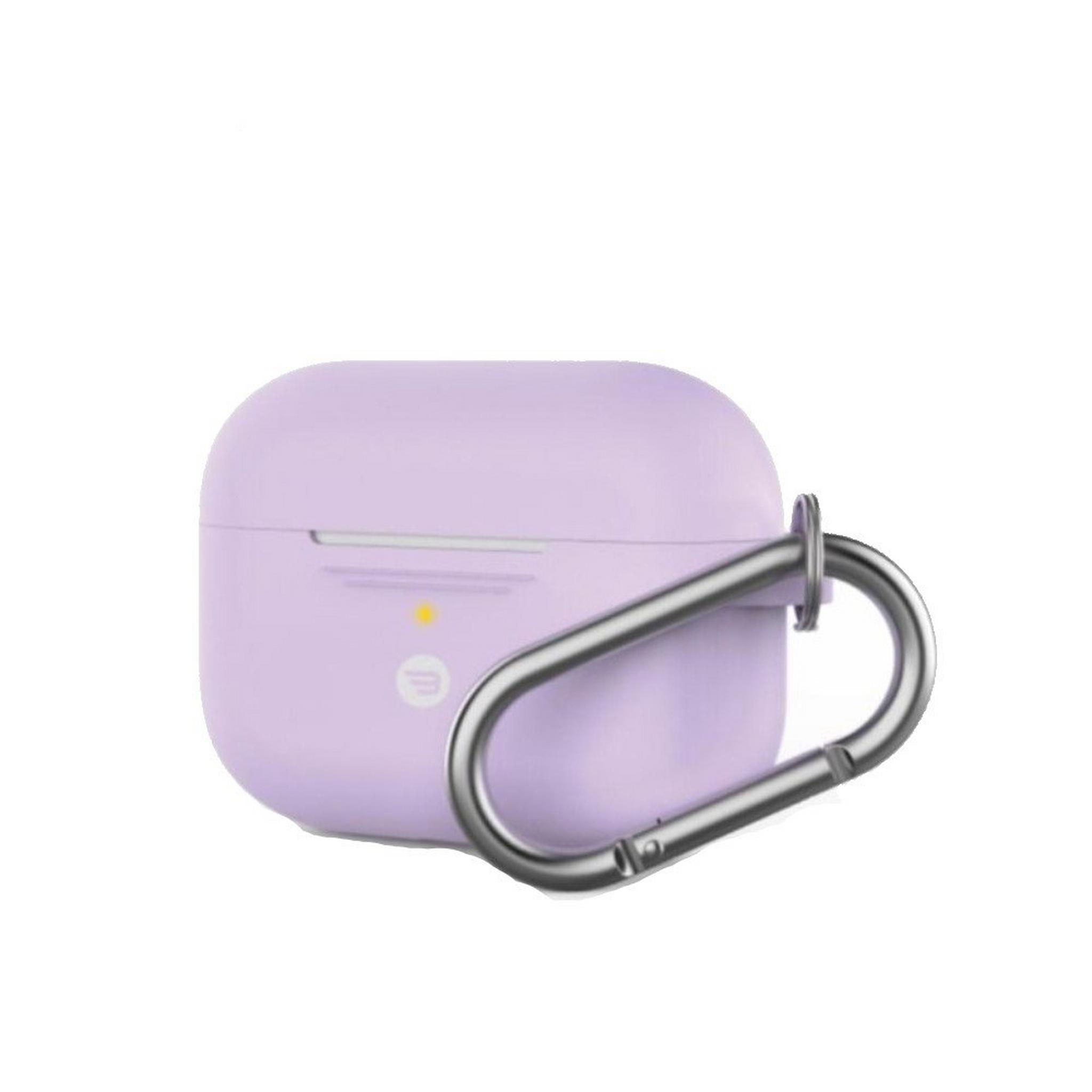 Baykron Airpods Pro Silicone Case with Carabiner - Purple