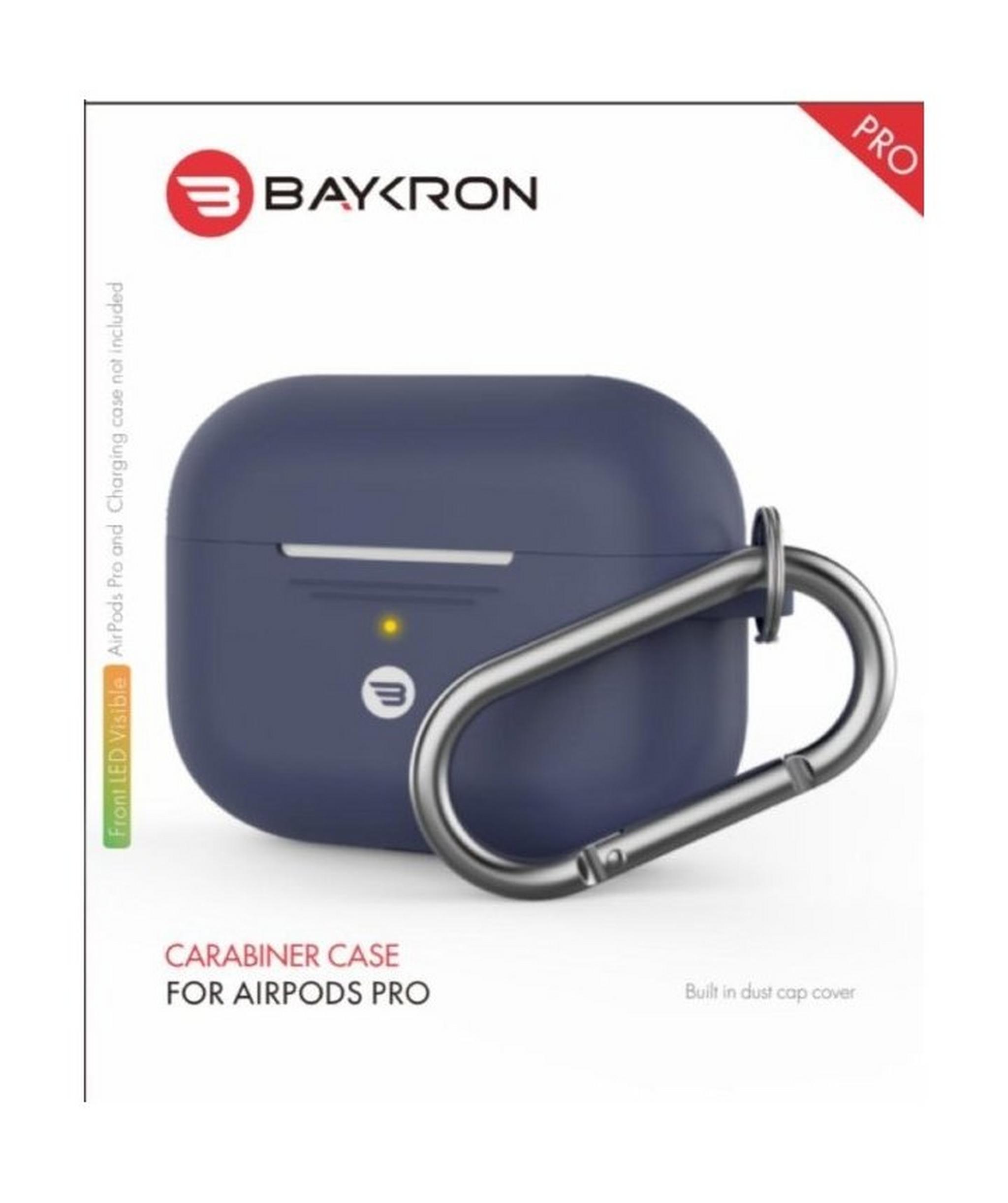 Baykron Airpods Pro Silicone Case with Carabiner - Midnight Blue