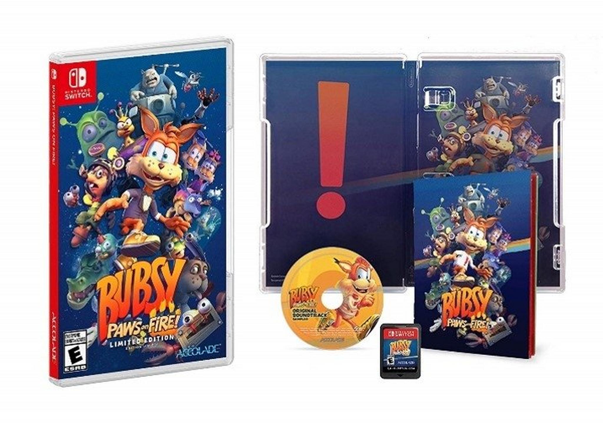 Bubsy Paws on Fire! Limited Edition - Nintendo Switch Game