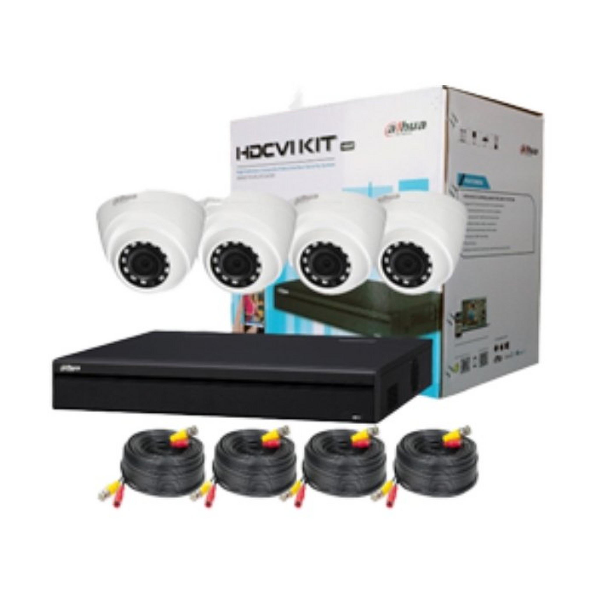 Dahua 4 Camera HVCR Indoor Surveilance Kit