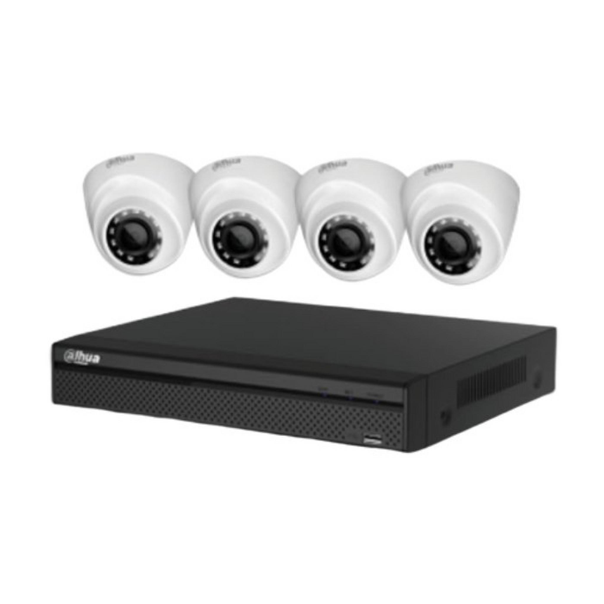 Dahua 4 Camera HVCR Indoor Surveilance Kit